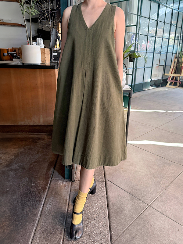 Camille Dress: Olive