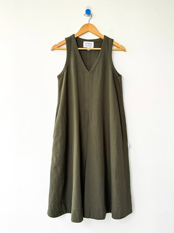 Camille Dress: Olive