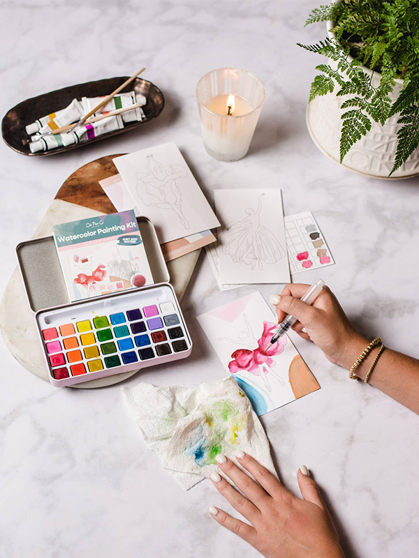 Watercolor Painting Kit: Seaside Studies