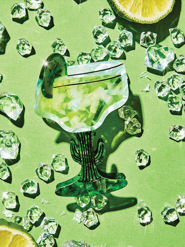 Large Margarita Hair Claw Clip