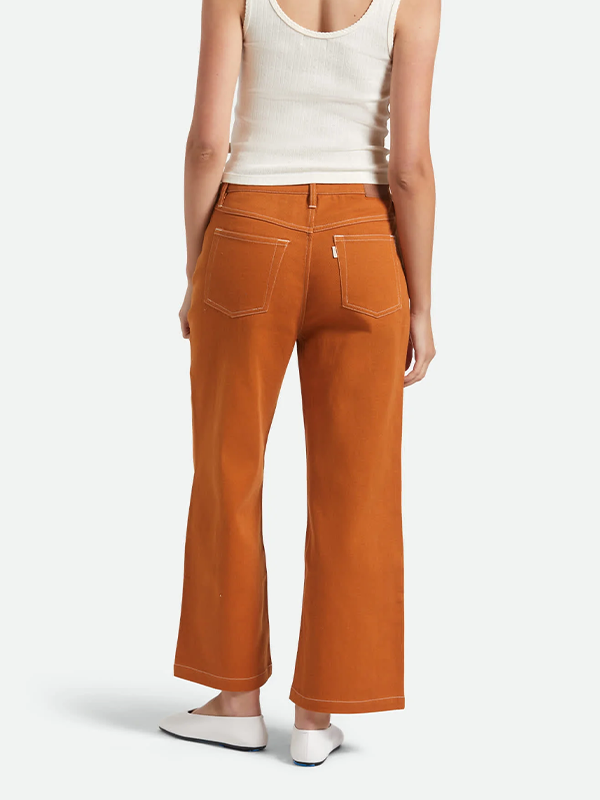 Margo Cropped 5-Pocket Pant: Rustic Caramel