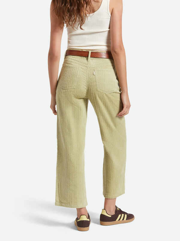 Margo Cropped 5-Pocket Pant: Elm (FINAL SALE)