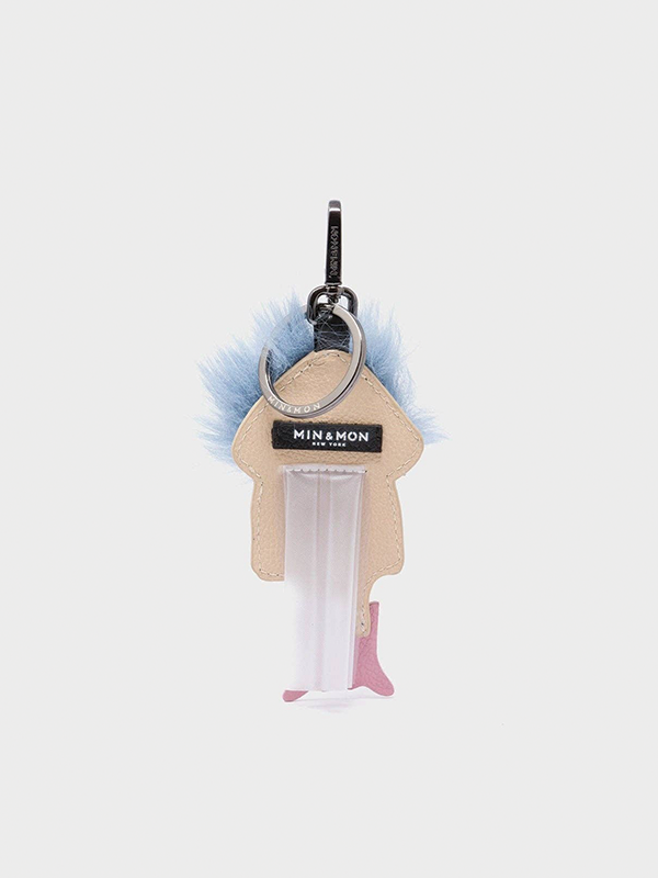 Monster Charm: Teddy (Light Blue/Pink)