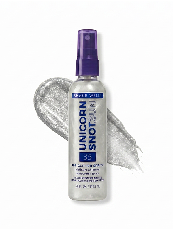 SPF 35 Glitter Spritz: Platinum