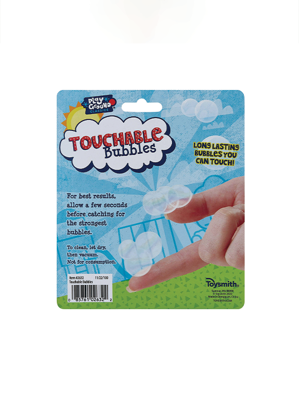 Playground Classics Touchable Bubbles: Assorted