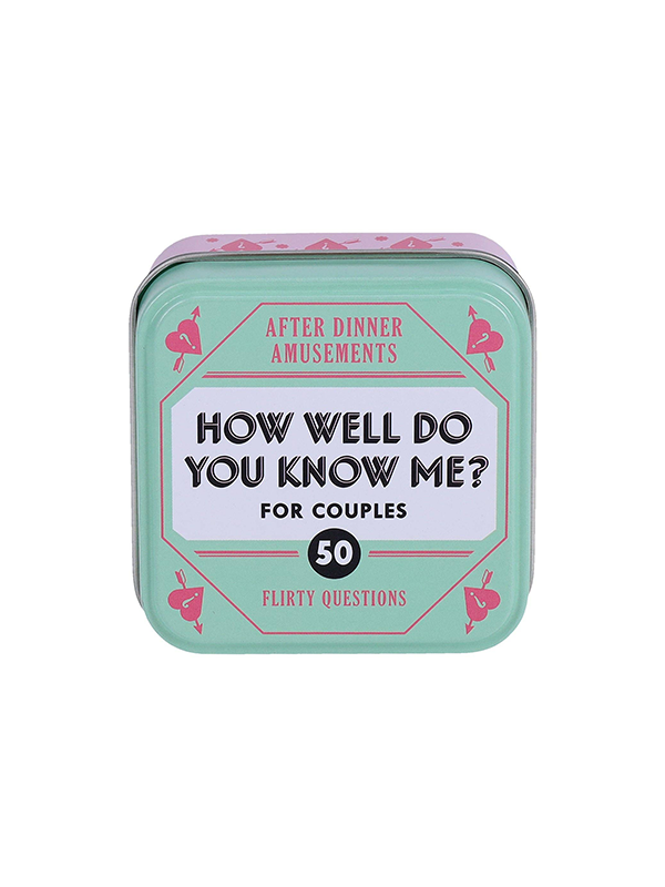 After Dinner Amusements: How Well Do You Know Me? For Couples