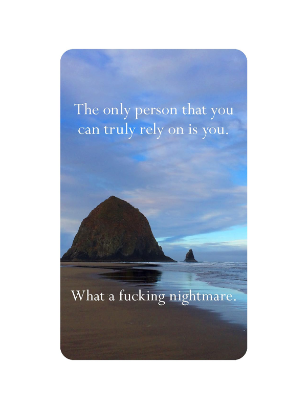 Disappointing Affirmations Deck