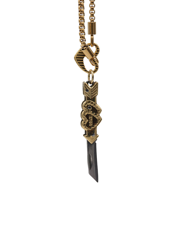 Mini Folding Knife Necklace: Arrow