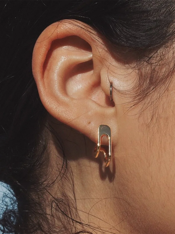 Ashland Earrings: Gold Plated
