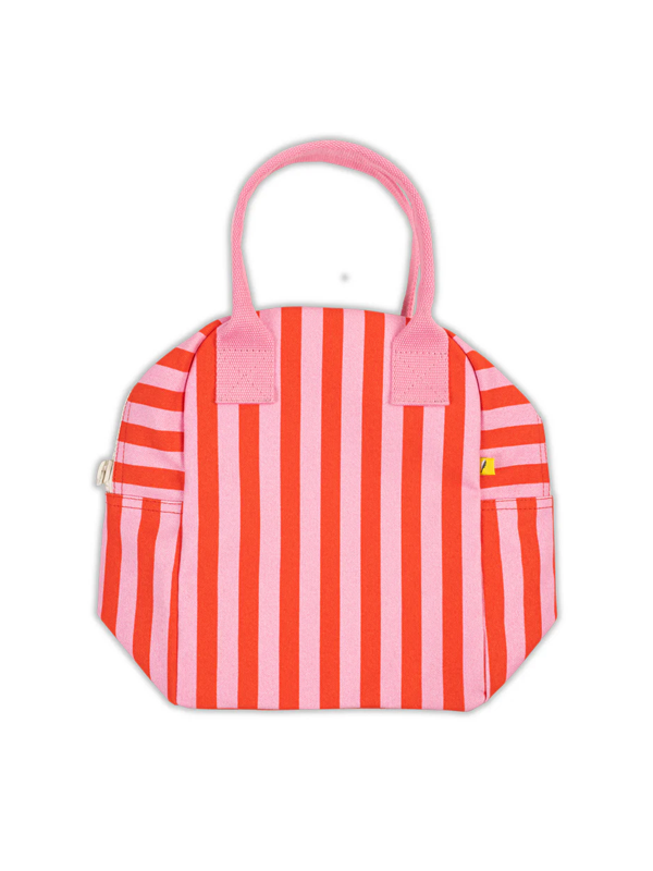 Zipper Lunch: Awning Stripe Pink