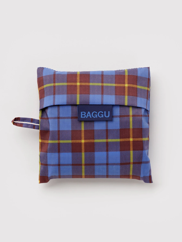 Standard Baggu: Blue Tartan