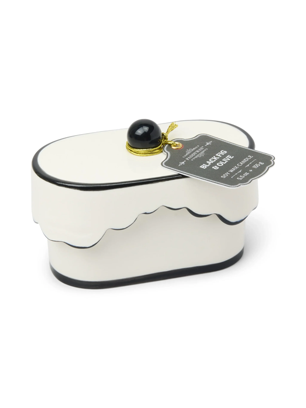 Chérie Ceramic Candle: Black Fig & Olive 5.5 oz