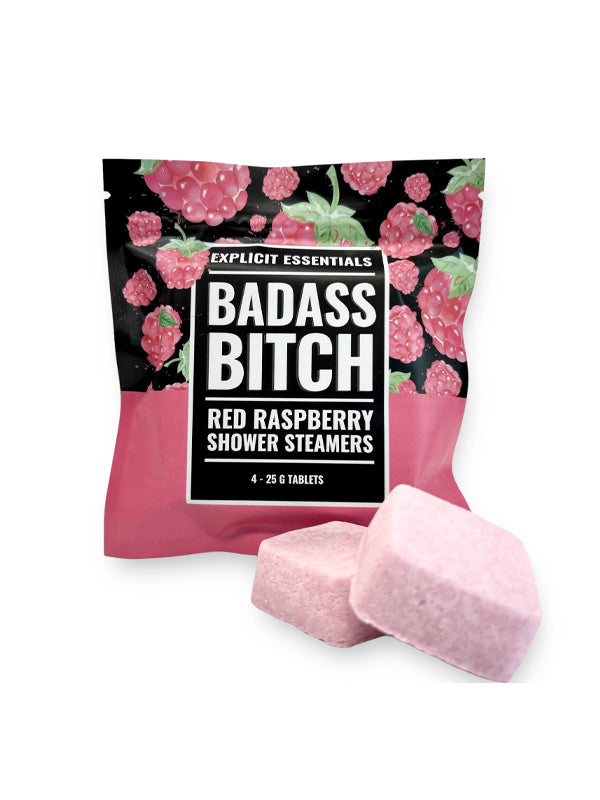 Shower Steamers: Bad Ass B*tch Raspberry (Bag of 4)