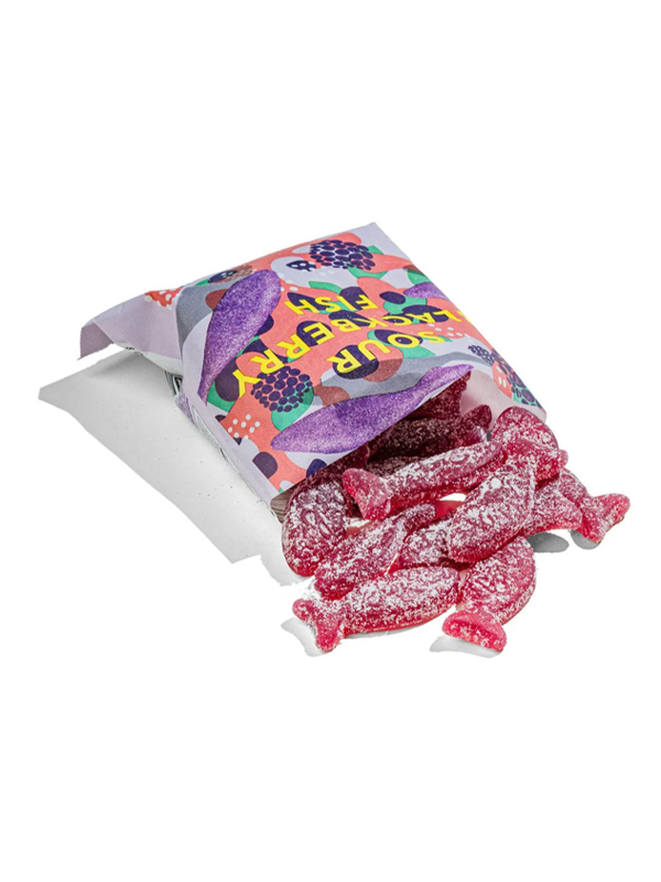 Sour Blackberry Fish Swedish Candy