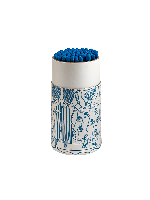 Large Cylinder Safety Matches: Sailor Boy and Sweetheart