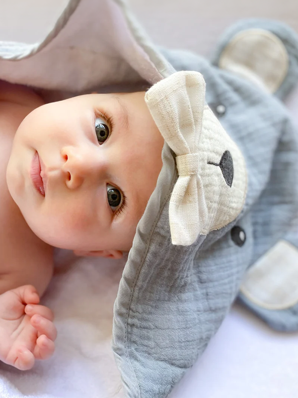 Petit Bear Towel and Washcloth Set
