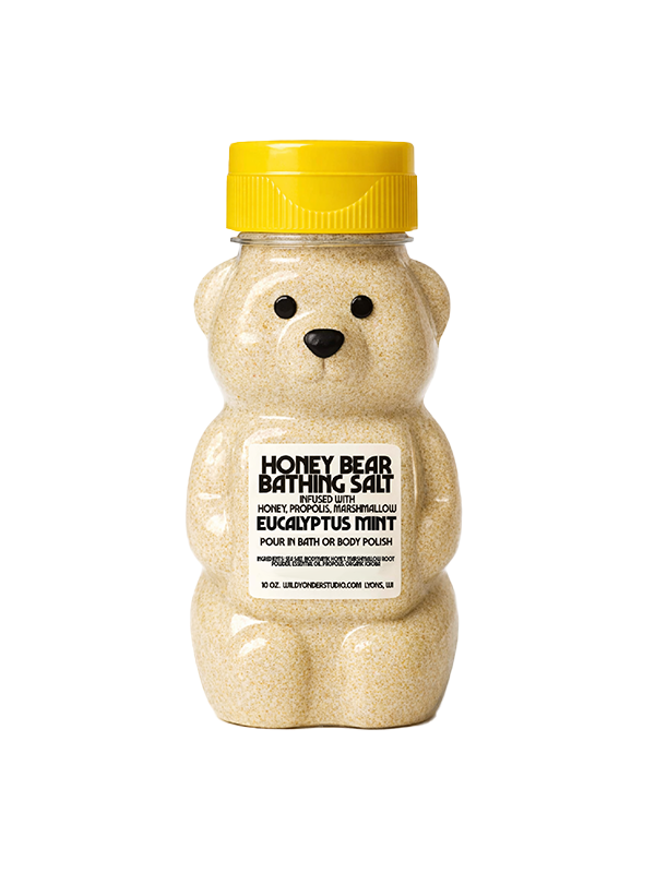 Honey Bear Bathing Salt: Eucalyptus Mint