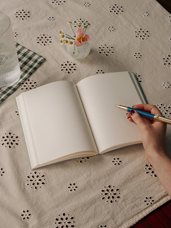 Begin Again Lined Notebook