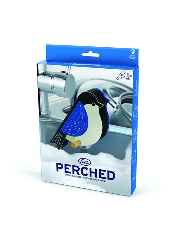 Perched: Set of 4 Bird Sponges