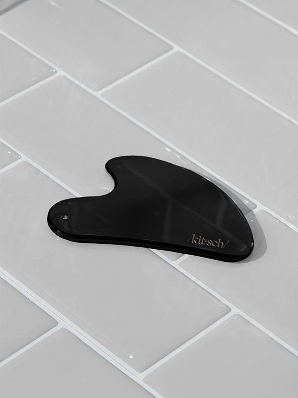 Stainless Steel Gua Sha: Matte Black