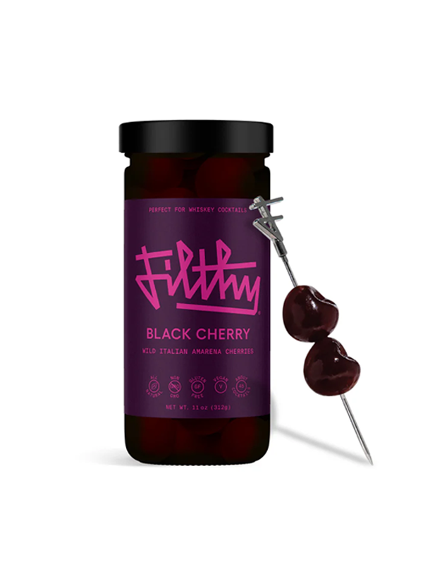 Black Cherry: Wild Italian Amarena Cherries 11 oz.