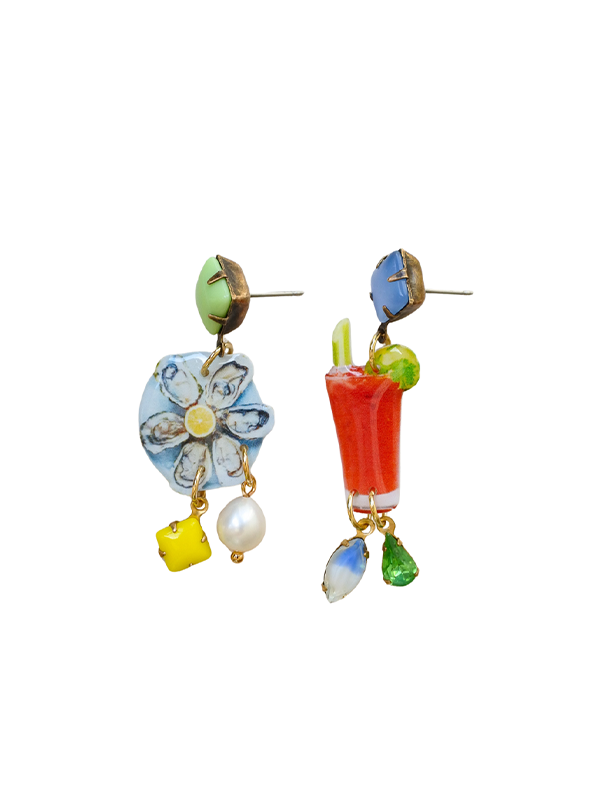 Bloody Sunday Dangle Earrings
