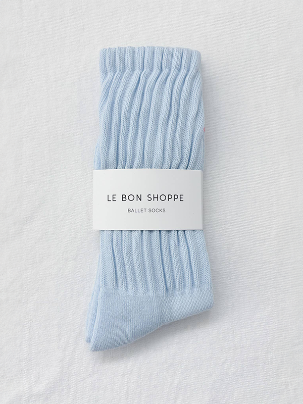 Ballet Socks: Baby Blue