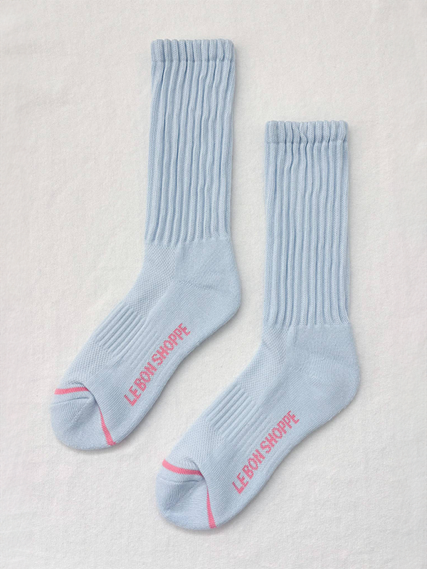 Ballet Socks: Baby Blue
