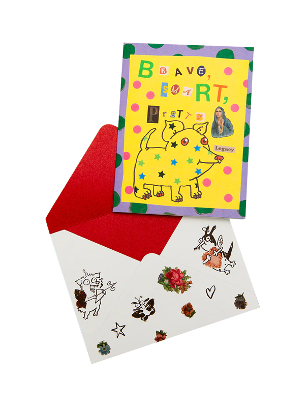 Brave Smart Pretty Card