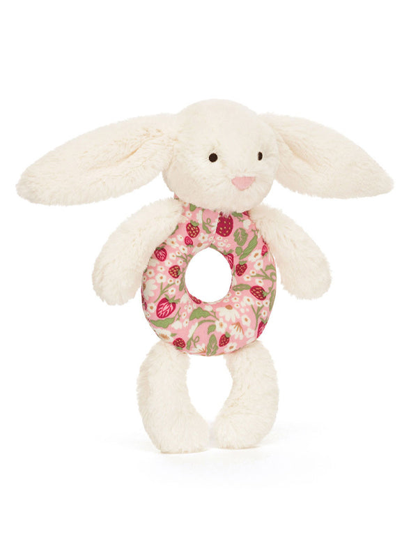 Ring Rattle: Blossom Cream Bunny Berry
