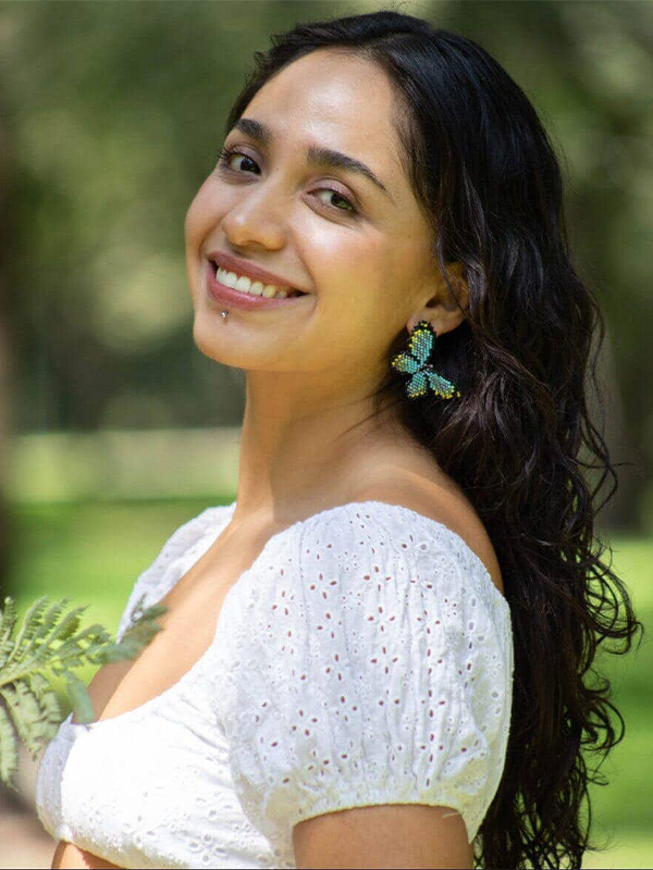 Beaded Butterfly Earrings: Chrysalis