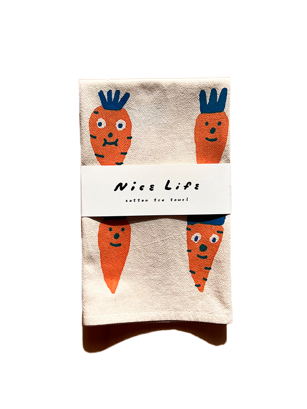 Carrot Tea Towel