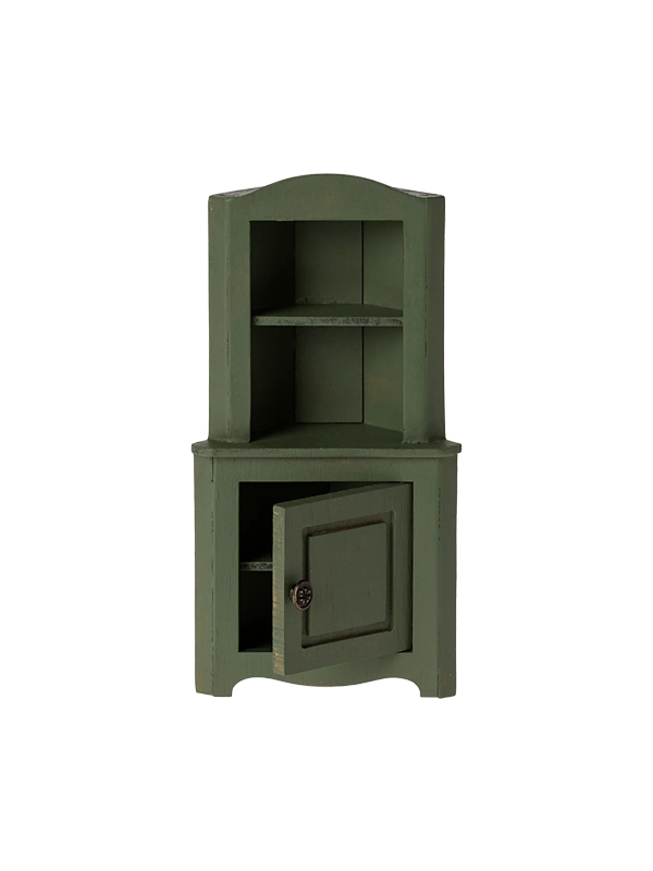 Corner Cabinet for Mouse: Dark Green