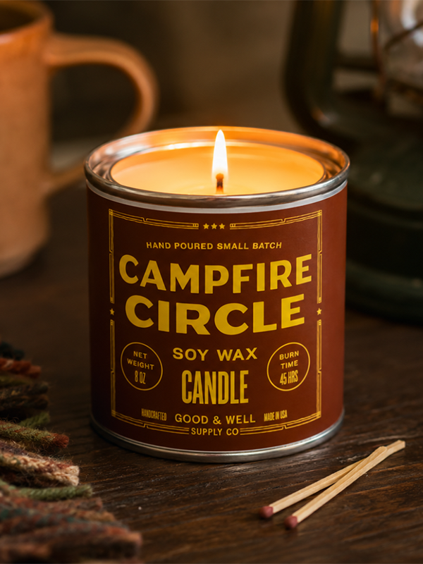 Campfire Circle Soy Candle