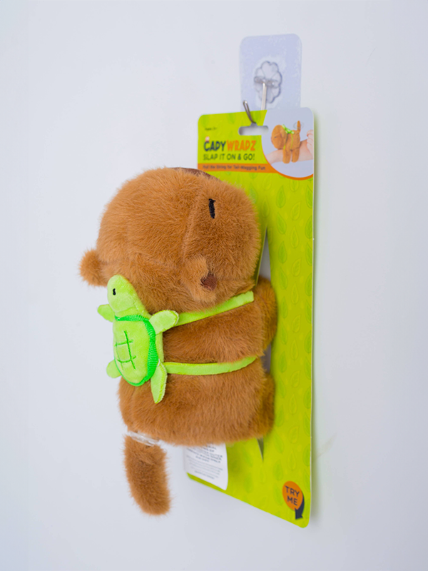 Capywrapz: Capybara Plush Snap Wristband