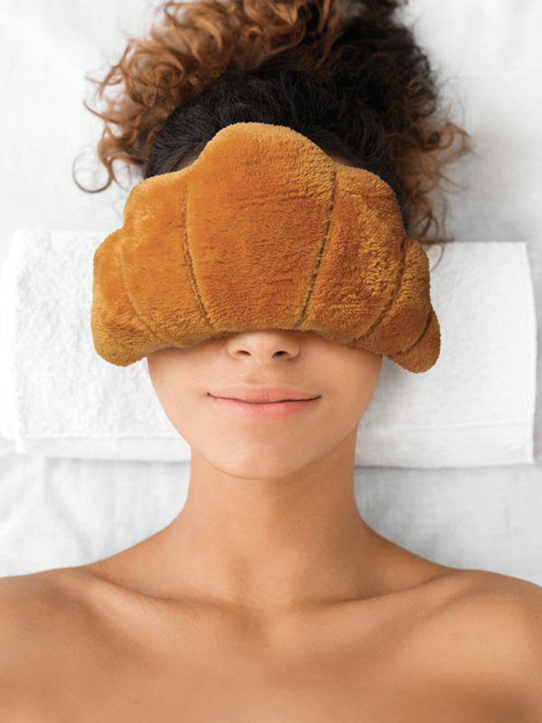 Cozy Carbs: Croissant Eye Pillow