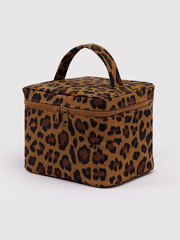 Large Cosmetic Case: Leopard