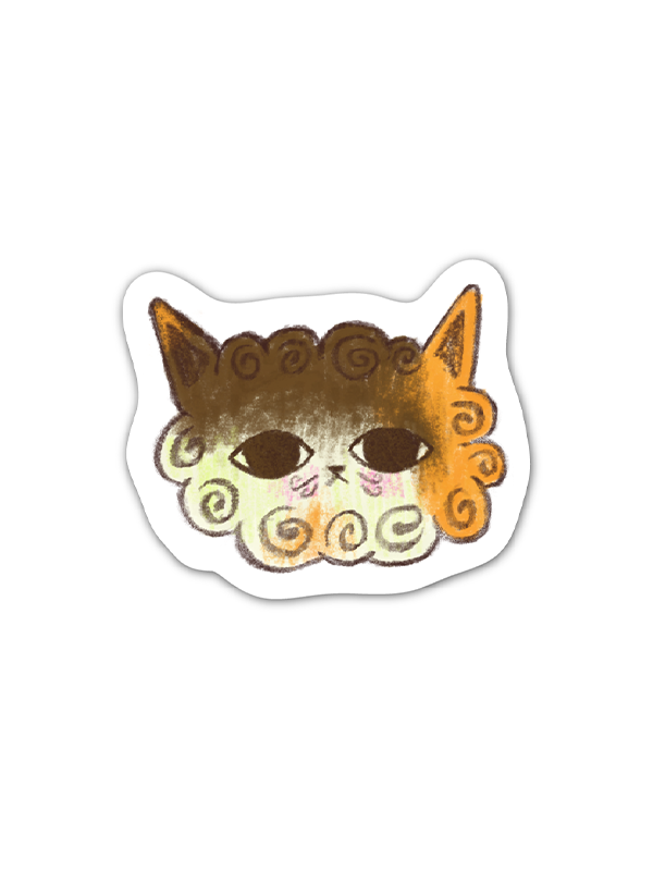 Calico Cat Sticker