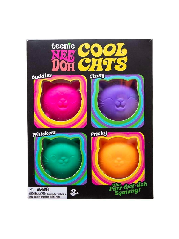 Teenie Cool Kittens NeeDoh Pack: Set of 4