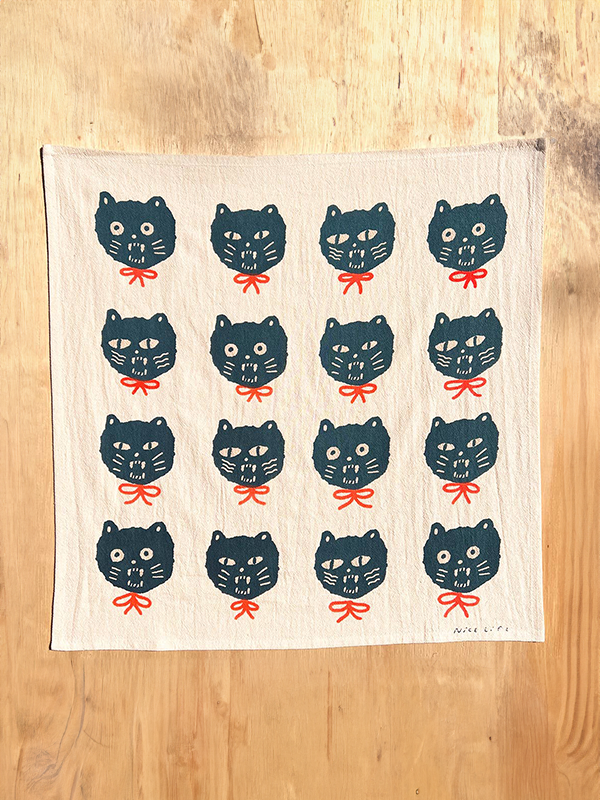 Bad Cats Tea Towel