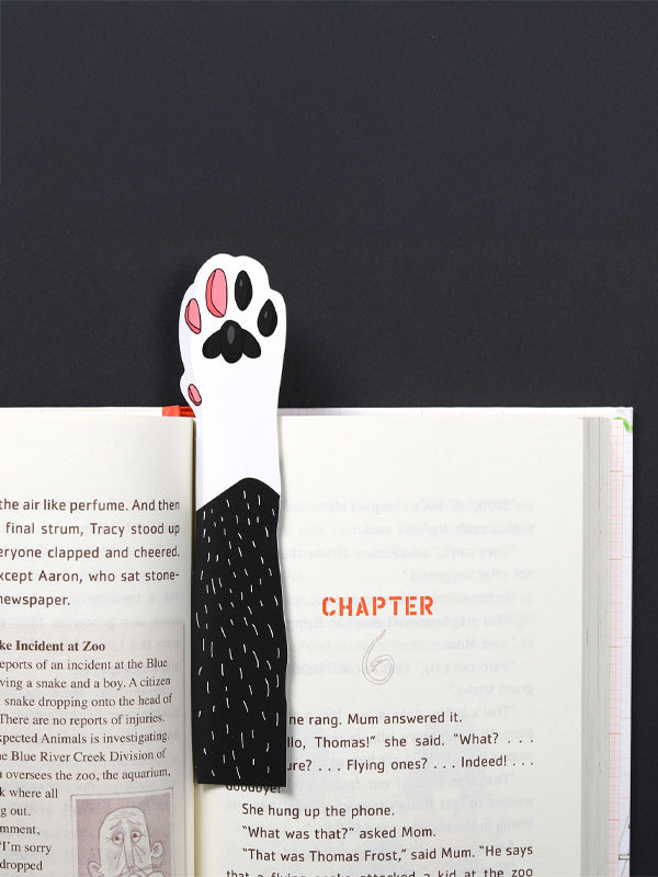 Cat Paw Bookmark