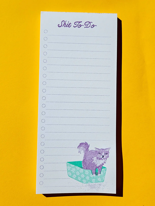 Shit To Do Notepad