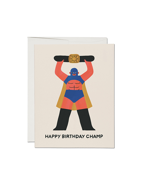 Happy Birthday Champ Card