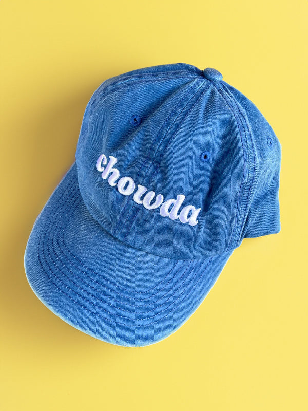 Chowda Baseball Cap: Blue