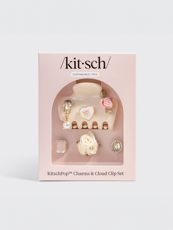 KitschPop™ Cloud Clip Set: Pearlized Cream