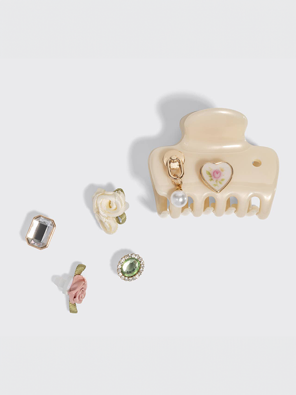 KitschPop™ Cloud Clip Set: Pearlized Cream