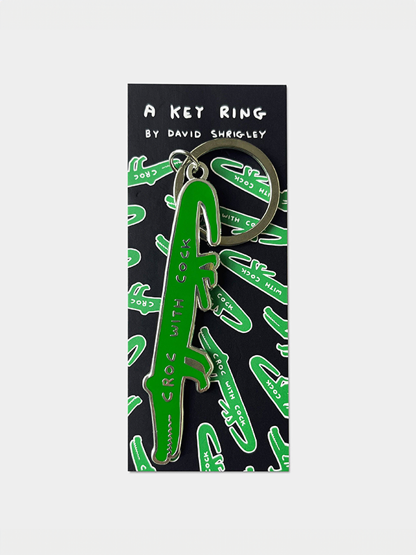 Croc With Cock Keychain