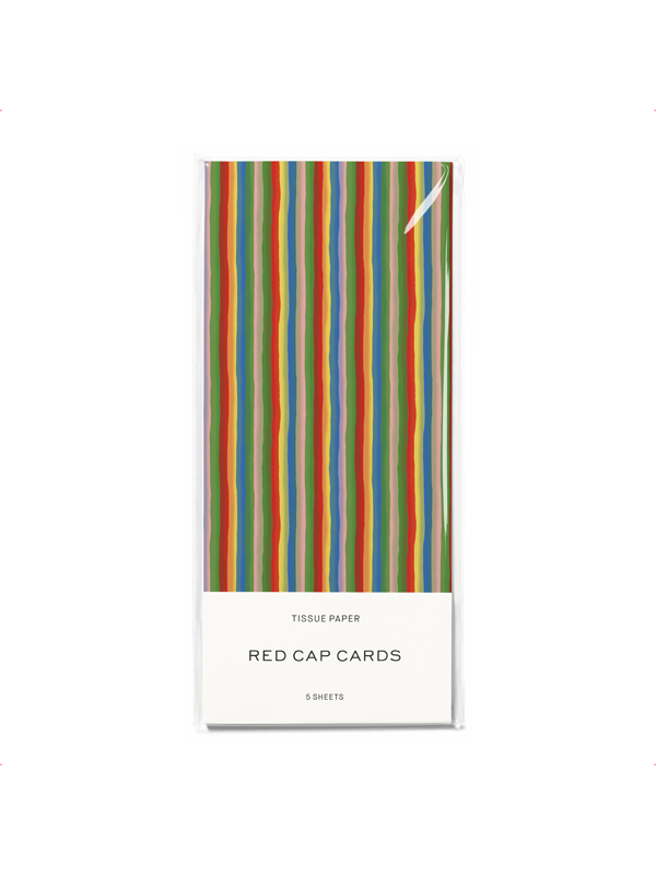 Tissue Paper: Colorful Stripe (5 Sheets)