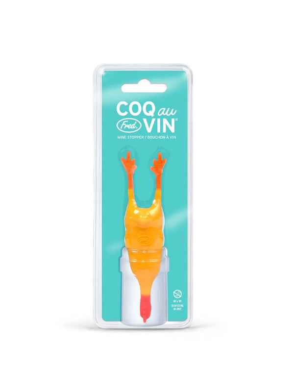 Coq au Vin Rubber Chicken Wine Stopper