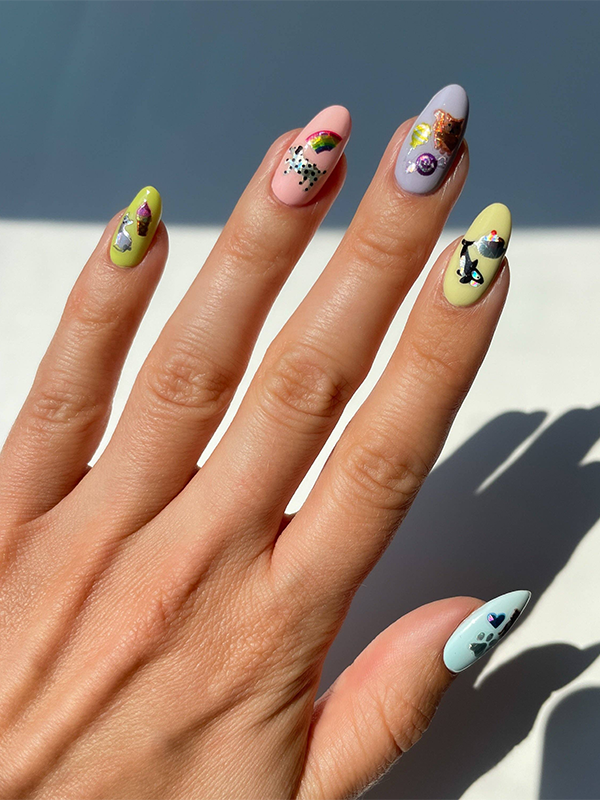 Ice Cream Social Nail Art Stickers